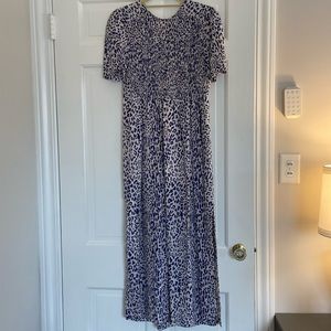 Baum Und Pferdgarten Navy Leopard Dress